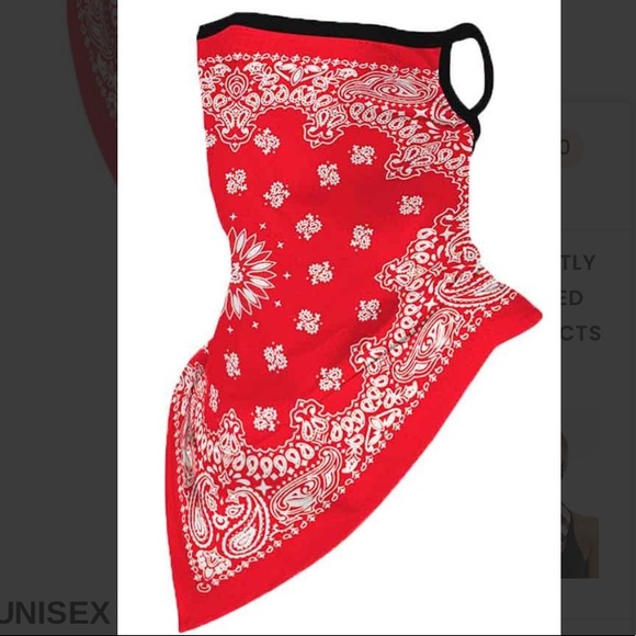 Fashion Mask Face Bandana Ear Loops #unisex - Picture 6 of 10